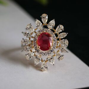 Color Diamond Ring